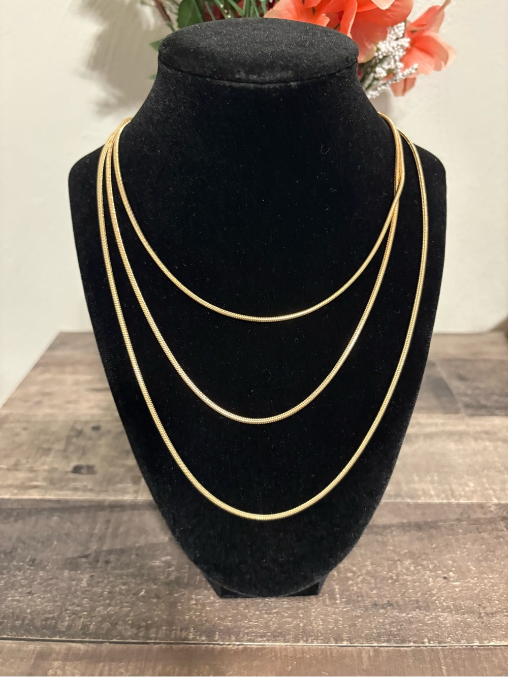 a new day Gold-Tone 3-Layer Women's Necklace